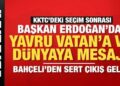 Son dakika! KKTC’deki seçim sonuçlarına Türkiye’den ilk tepkiler