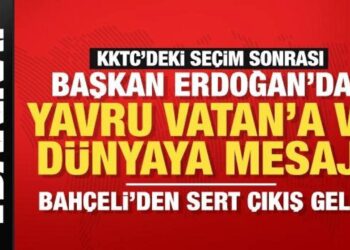 Son dakika! KKTC’deki seçim sonuçlarına Türkiye’den ilk tepkiler