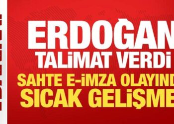 Son Dakika: Sahte E-imza olayına inceleme başlatıldı