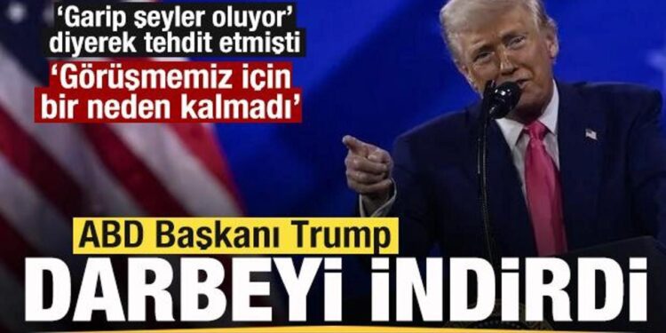 Son dakika: Trump, ‘Garip şeyler oluyor’ diyerek tehdit etmişti! Çin’e darbeyi indirdi