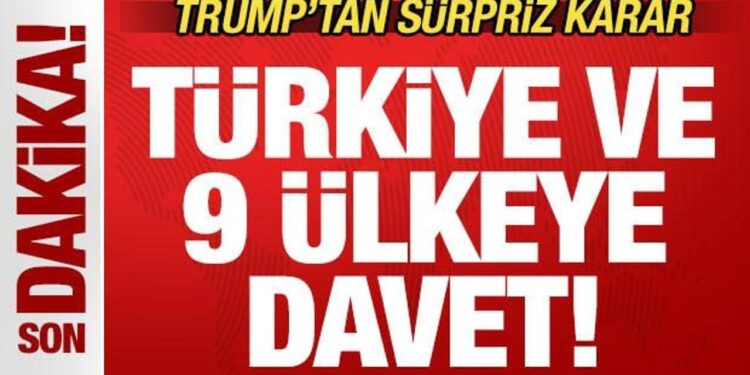 Son dakika: Trump’tan sürpriz Mısır kararı! Türkiye ve 9 ülkeye davet
