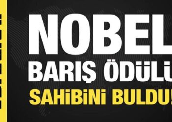 Son dakika…2025 Nobel Barış Ödülü sahibini buldu!
