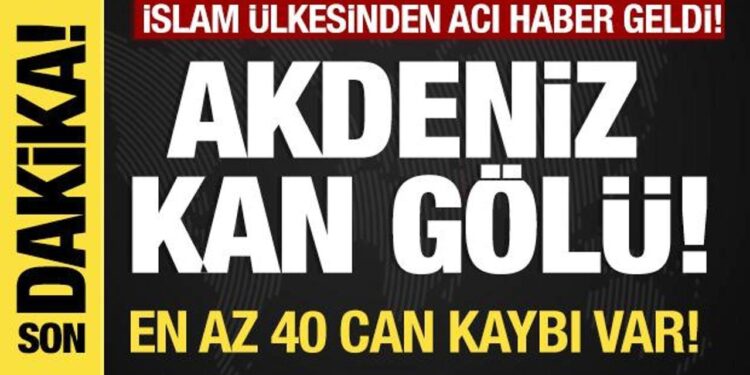 Son dakika…Tunus’ta göçmen botu faciası! En az 40 ölü!