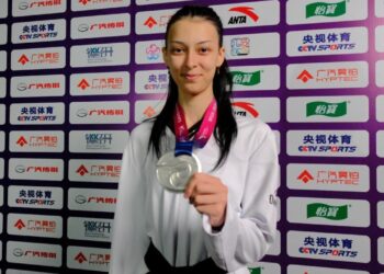 Taekwondo’da gümüş madalya