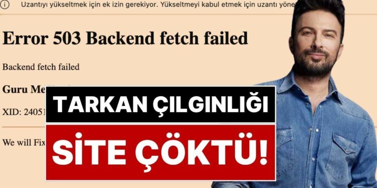 Tarkan İstanbul Konseri Bileti Almak İsteyenler Kapıda Kaldı: Yoğunluktan Biletix Çöktü, Bilet Alınamadı!