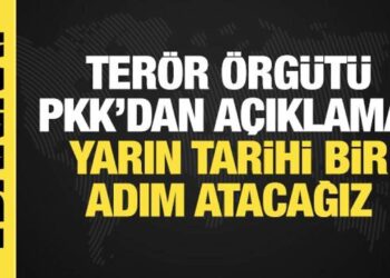 Terör örgütü PKK: Yarın tarihi bir adım atacağız