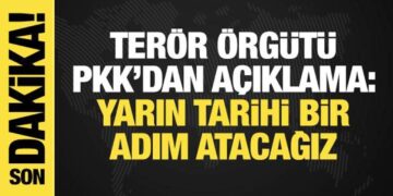 Terör örgütü PKK: Yarın tarihi bir adım atacağız