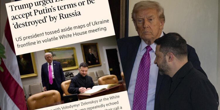 Trump küfredip haritayı fırlattı: Ya Putin’in şartlarını kabul et ya da yok ol