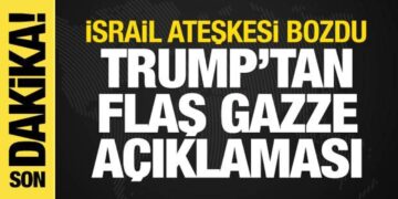 Trump’tan Gazze açıklaması: Ateşkes halen yürürlükte