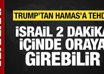 Trump’tan Hamas’a tehdit: İsrail iki dakikada oraya girebilir
