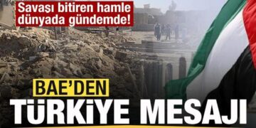 Türkiye savaşı bitirdi! BAE’den son dakika açıklaması