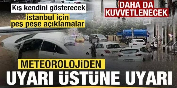 Türkiye’de kış kendini gösterecek! İstanbul için peş peşe açıklamalar! AKOM’dan uyarı