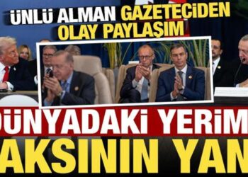 Ünlü Alman gazeteciden olay paylaşım! ‘Dünyadaki yerimiz: Saksı bitkisinin yanında’