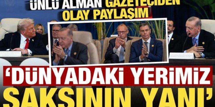 Ünlü Alman gazeteciden olay paylaşım! ‘Dünyadaki yerimiz: Saksı bitkisinin yanında’