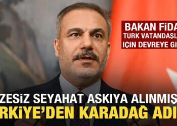 Vizesiz seyahat askıya alınmıştı! Bakan Fidan’dan kritik iki telefon