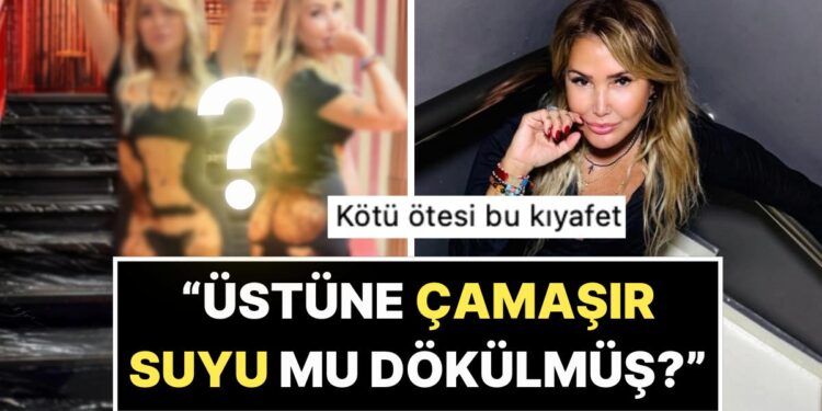 Yonca Evcimik’in Sahnede Tercih Ettiği Çıplak Vücut Çizimli Elbisesi Dillere Fena Düştü!