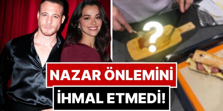 Yüzünü Yine Göstermedi: Aşkını Nazardan Sakınan Selin Yağcıoğlu Kerem Bürsin’in Hazırladığı Yemeği Paylaştı