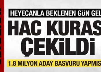 1.8 milyon aday başvuru yapmıştı… 2026 yılı hac kurası çekildi!