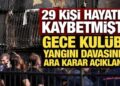 29 kişinin öldüğü gece kulübü yangını davasında ara karar açıklandı