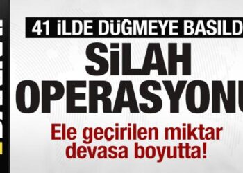 41 ilde düğmeye basıldı! Silah operasyonu! Ele geçirilen miktar devasa boyutta!