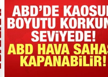 ABD hava sahası her an kapanabilir: Kaosun boyutu korkunç seviyede!