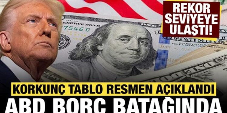 ABD’de korkunç tablo resmen açıklandı: Borç rekor seviyeye ulaştı!
