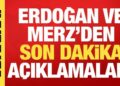 Almanya Başbakanı Merz Ankara’da: Ortak basın toplantısı düzenleniyor!