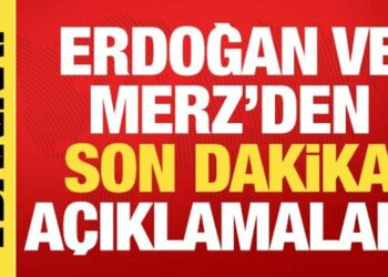 Almanya Başbakanı Merz Ankara’da: Ortak basın toplantısı düzenleniyor!