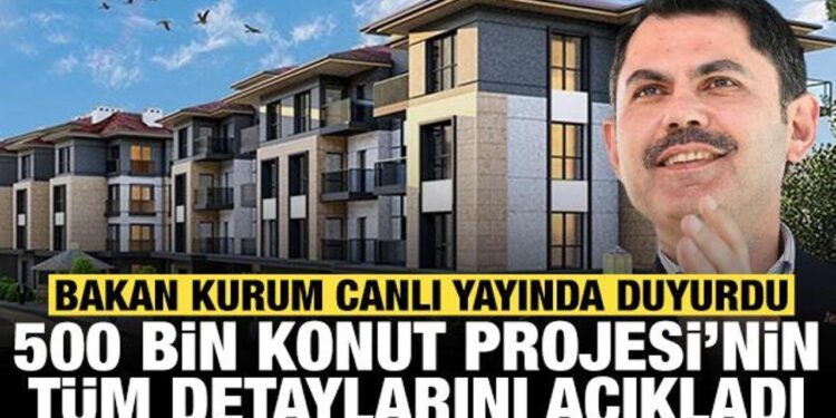 Bakan Kurum, Yüzyılın Konut Projesi’nin detaylarını tek tek açıkladı!