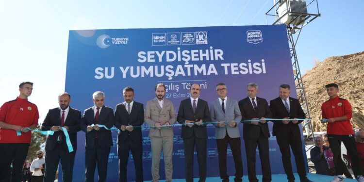 Başkan Altay, Seydişehir’e kazandırılan 65 milyon liralık su yumuşatma tesisini açtı