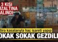 Bira kasalarıyla haç işareti yapıp sokak sokak gezdiler! 3 kişi gözaltına alındı