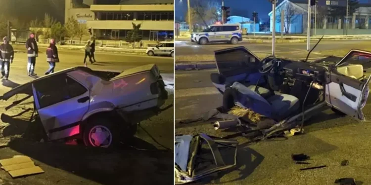 Araçtan sağ çıkanlar hayatta kalmayı başardı