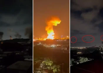 Peş peşe patlamalar! Venezuela’dan ilk kareler