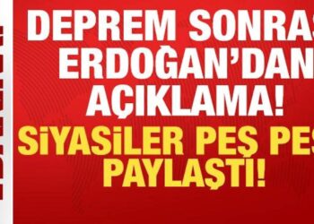 Cumhurbaşkanı Erdoğan’dan Balıkesir depremi açıklaması: Çalışmalar titizlikle sürüyor!