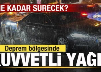 Deprem bölgesinde kuvvetli sağanak! Bugün hava durumu nasıl olacak?