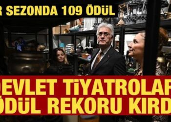 Devlet Tiyatroları ödül rekoru kırdı: Bir sezonda 109 ödül