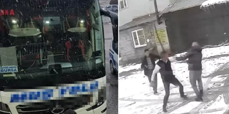 Elazığ’daki kavga, tuvaletini duvara yapan yolcu nedeniyle çıkmış