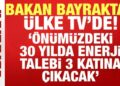 Enerji Bakan Bayraktar canlı yayında “Bizim Kızıl Elmamız” diyerek duyurdu!