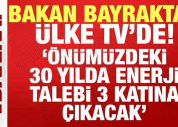 Enerji Bakan Bayraktar canlı yayında “Bizim Kızıl Elmamız” diyerek duyurdu!