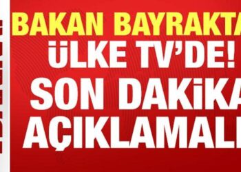 Enerji ve Tabii Kaynaklar Bakanı Alparslan Bayraktar Ülke TV’de soruları cevaplıyor