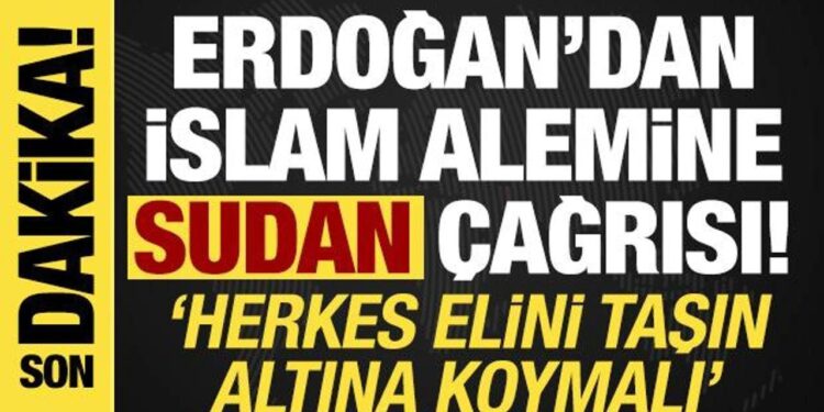 Erdoğan’dan İslam alemine çağrı: Herkes elini taşın altına koymalı! Katliam kabul edilemez