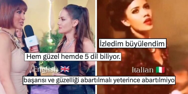 Fahriye Evcen’in 5 Farklı Dil Konuştuğu Anlar Tek Videoda Derlendi: O Anlar Övgü Topladı!