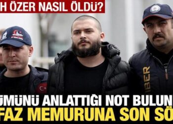 Fatih Özer’in eşyaları arasında ölüm şeklini anlatan not bulundu