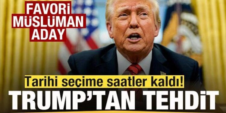Favori Müslüman aday Zohran Mamdani! Tarihi seçime saatler kaldı! Trump’tan tehdit!