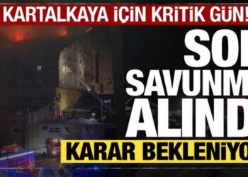 Grand Kartal Otel faciasında karar günü: Otel sahibi son savunmasını yaptı