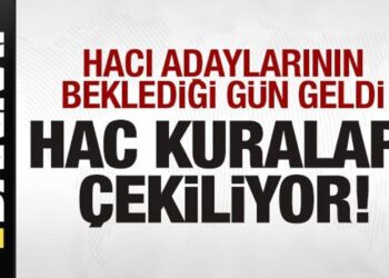 Hacı adayları için beklenen gün geldi! Hac kuraları çekiliyor