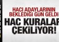 Hacı adayları için beklenen gün geldi! Hac kuraları çekiliyor