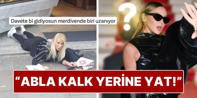 Hadise’nin Bir Davette Merdivenlere Uzanarak Verdiği Poz X Kullanıcılarının Diline Düştü!