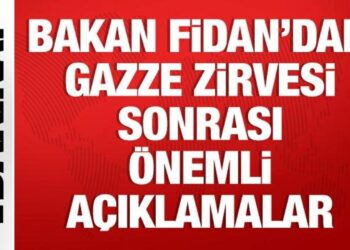 Hakan Fidan kritik Gazze zirvesi sonrası açıklamalarda bulundu