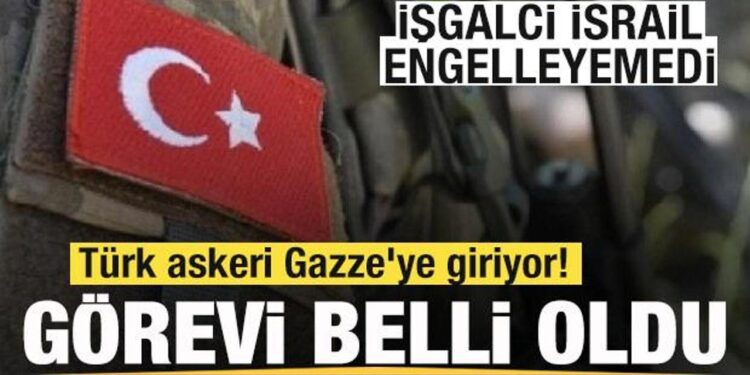 İsrail engelleyemedi! Türk askeri Gazze’ye giriyor! Görevi netleşti